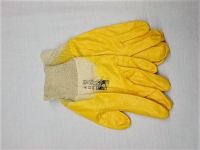 Werkhandschoenen latex geel Citrin