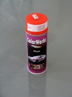 Spuitbus fluorescerend rood ColorWorks 400 ml.
