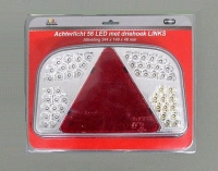 Achterlicht 56 LED's driehoek links