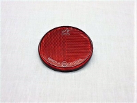 Reflector rond 70 mm rood, plak