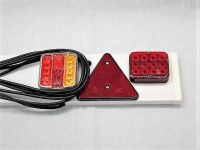 Verlichtingsbalk LED kleur met 9 meter kabel en 7-polige stekker