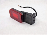 Breedtelamp LED rood, met flex. steun