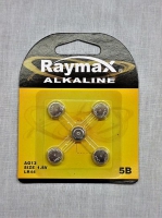 Batterij knoopcel alkaline AG13/LR44 Raymax, 5 stuks