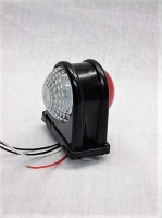 Breedtelamp/Markeringslamp LED, met rood/wit licht, set van 2 stuks