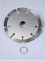 Diamantslijpschijf 115 mm grijs, gesegmenteerd