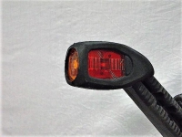 Breedtelamp LED 45 graden Links rood/wit/oranje