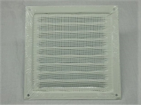 Ontluchtingsrooster/Ventilatierooster aluminium wit 150 x 150 mm
