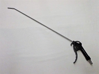 Blaaspistool 500 mm lang, kunststof zwart