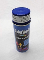 Spuitbus ultramarijnblauw hoogglans RAL 5002 ColorWorks, 400 ml.