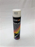 Spuitbus markeringsspray wit 600 ml. MOTIP