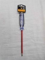 Spanningzoeker 21 cm lang met rode isolatie, tot 500 Volt