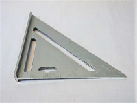 Winkelhaak/meetdriehoek met gradenboog, aluminium