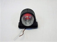 Breedtelamp/Markeringslamp, met rood/wit licht, per stuk