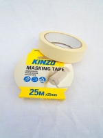 Afplaktape, masking tape KINZO, 25 mm x 25 meter