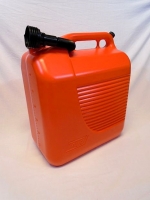 Jerrycan kunststof rood 30 liter met ontluchting, incl. schenktuit