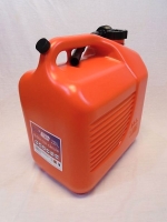 Jerrycan kunststof rood 20 liter met ontluchting, incl. schenktuit