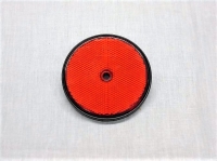 Reflector rond 85 mm, rood