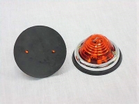 Positielamp oranje, rond 68 mm, set v. 2 stuks