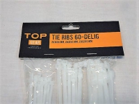 Tie-rib assortiment wit, 60-delig
