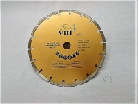 Diamantslijpschijf 230 mm bruin, gesegmenteerd VDT profi