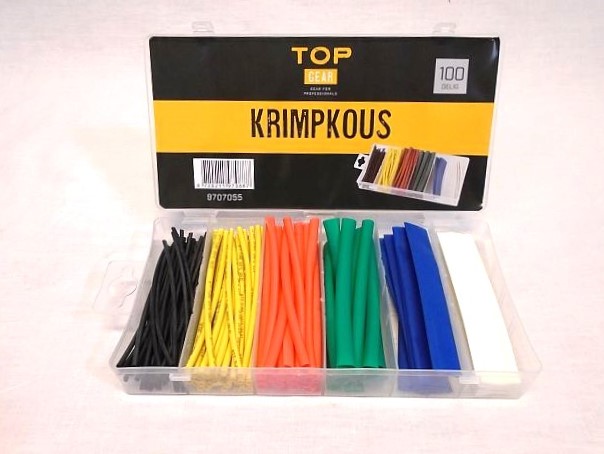 Krimpkous assortiment, 100-delig