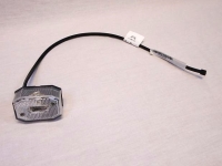 Positielamp Aspock rechthoekig wit met 50 cm kabel