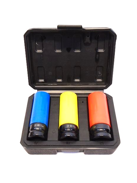 Doppenset voor lichtmetalen velgen 3-delig