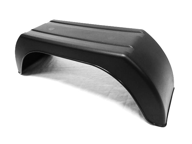 Spatbord 8 inch kunststof, rond met afgeplatte bovenkant