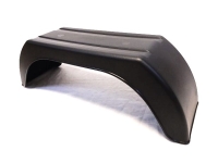 Spatbord 8 inch kunststof, rond met afgeplatte bovenkant