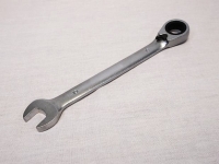 Steek-ringratelsleutel 13 mm satin-finish