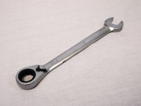 Steek-ringratelsleutel 15 mm satin-finish