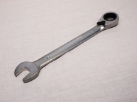 Steek-ringratelsleutel 15 mm satin-finish