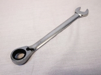Steek-ringratelsleutel 19 mm satin-finish