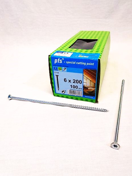 Snelboorschroef 6.0 x 200 mm Torx 30, doos 100 stuks