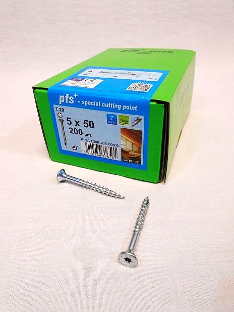 Snelboorschroef 5.0 x 50 mm deeldraad Torx 20, doos 200 stuks
