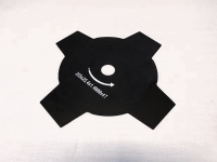 Slagmes 255 mm voor bosmaaier, 4T. asgat 25,4 mm