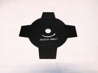 Slagmes 255 mm voor bosmaaier, 4T. asgat 25,4 mm