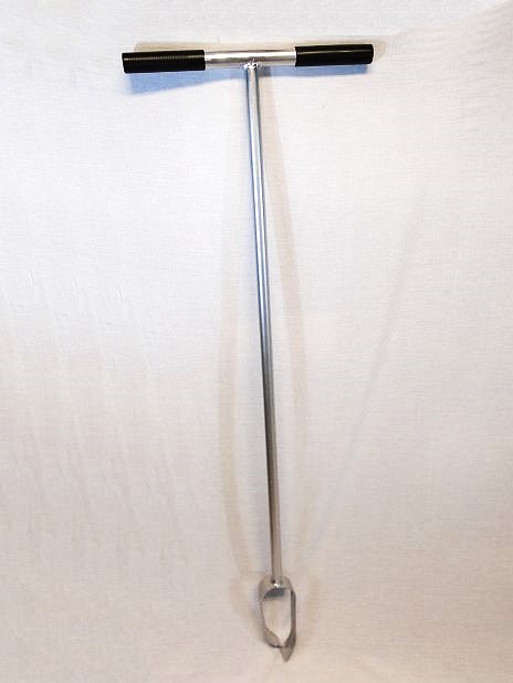 Grondboor/Palenboor zilver gelakt, voor 75 mm gat