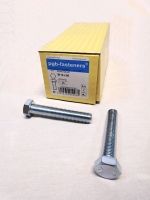 Zeskanttapbout M16 x 90 mm verzinkt, doos 25 stuks