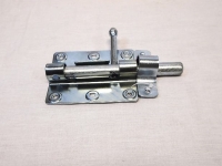 Deurschuif/grendel rond,  gegalvaniseerd, 100 mm
