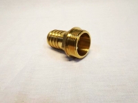Vaareind/slangkoppeling 1 inch x 26 mm, messing