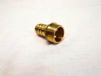 Vaareind/slangkoppeling 3/4 inch x 20 mm, messing