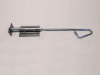 Staartgrendel met plaat 500 mm, verzinkt