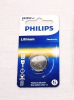 Batterij knoopcel CR 2032 lithium Philips, per stuk