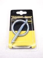 Oogschroef verzinkt met 26 mm ring