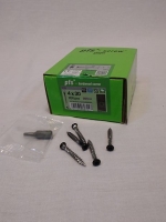 Potdekselschroef  RVS C2 zwarte kop, 4.0 x 30 mm, doos 200 stuks