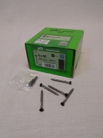 Potdekselschroef  RVS C2 zwarte kop, 4.0 x 40 mm, doos 200 stuks