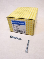 Zeskantbout M6 x 50 mm verzinkt, doos 200 stuks
