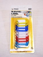 Sleutelhangers met label, 10-delig