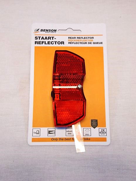 Fietsachterlicht LED met reflector, verstelbaar